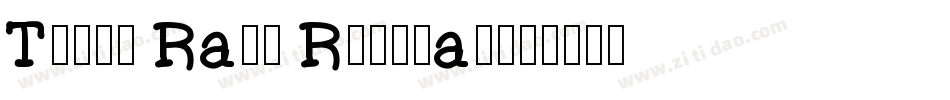 Third Rail Regular字体转换